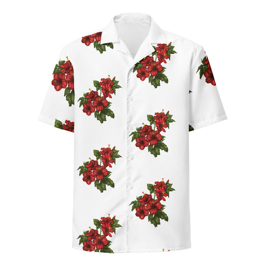 Tropical Hawaiian Chicano Style Unisex button shirt